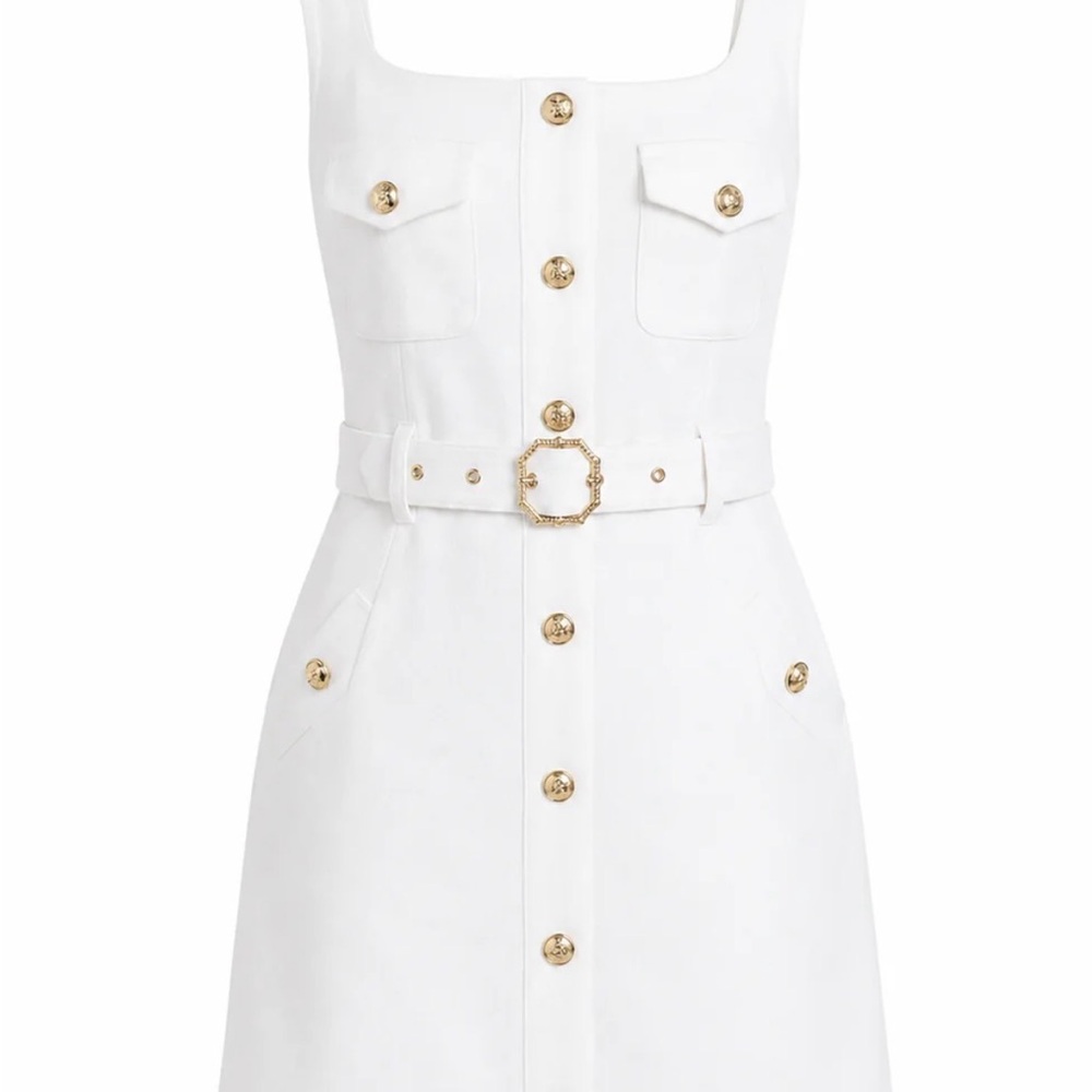Karina Grimaldi Rylee Denim Mini Dress